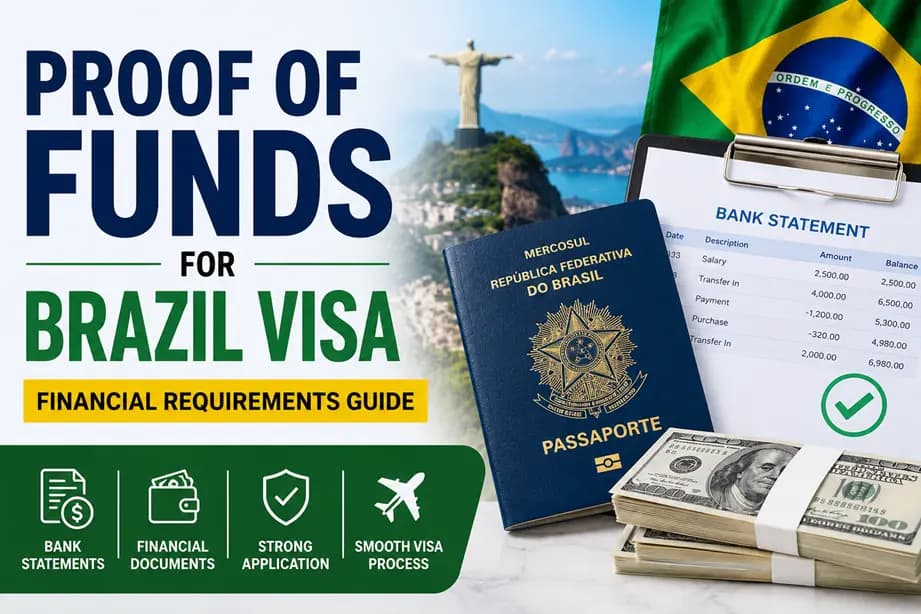 Proof of Funds for Brazil Visa