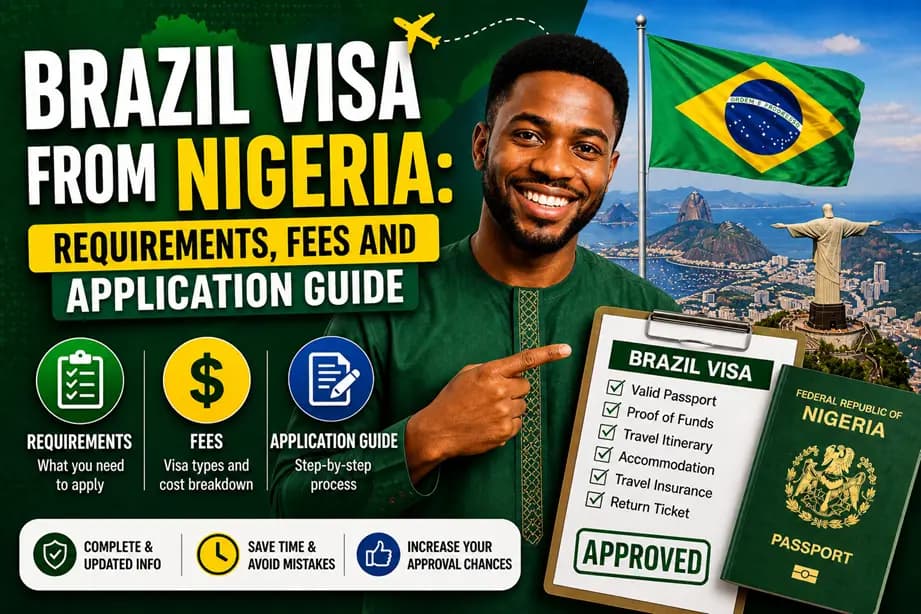 Brazil Visa from Nigeria (Complete Guide) - VAC