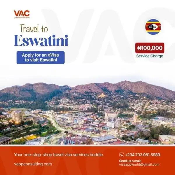 Eswatini visa application from the best travel agent in nigeria