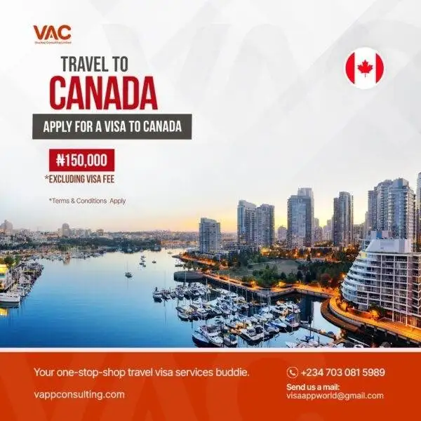 canada visa application from the best travel agent in nigeria
