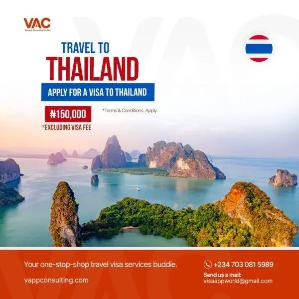 Thailand visa application from the best travel agent in nigeria