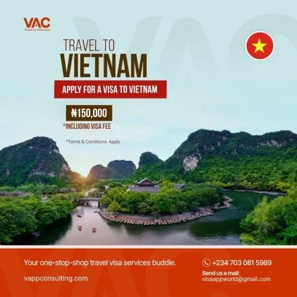 vietnam visa application from the best travel agent in nigeria