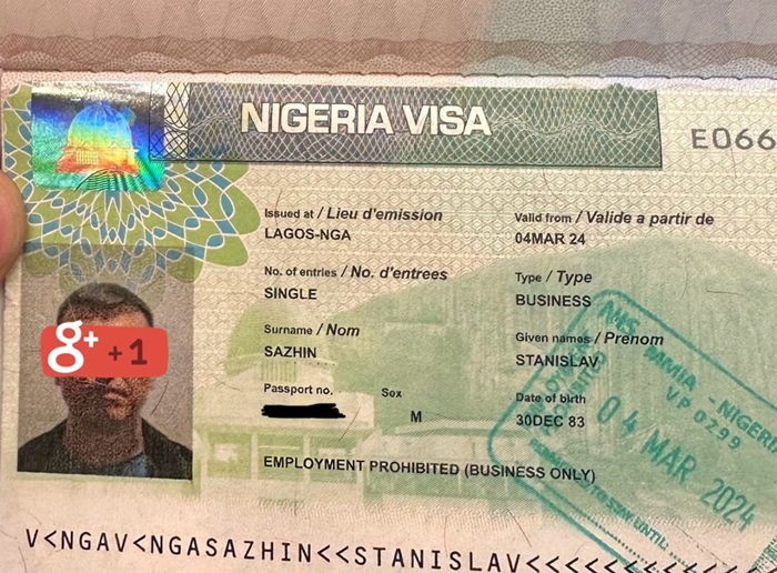 visa to lagos