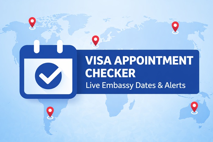Visa Appointment Checker Live Embassy Dates & Alerts