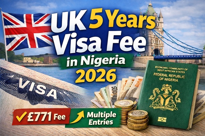uk 5 years visa fee in nigeria