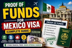 Proof of Funds for Mexico Visa