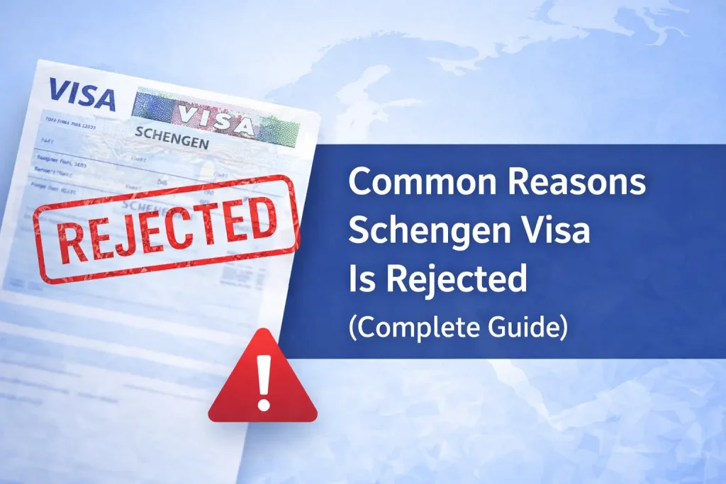 common reasons schengen visa application is rejected