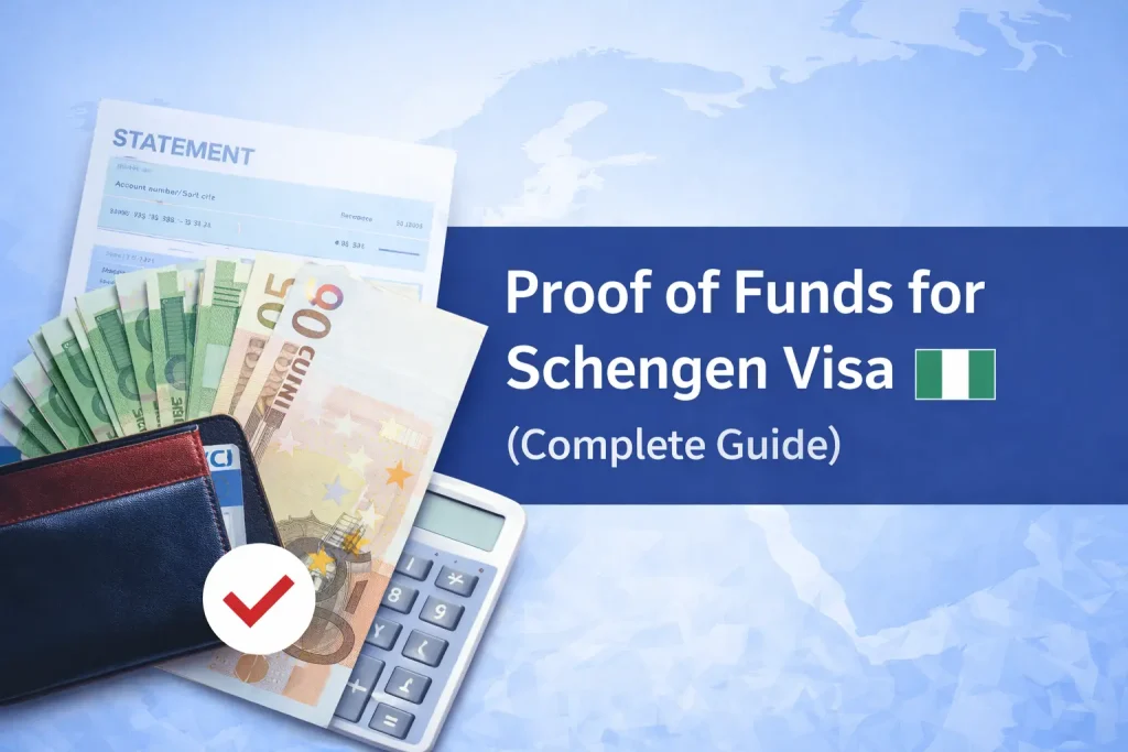 proof of funds for schengen visa