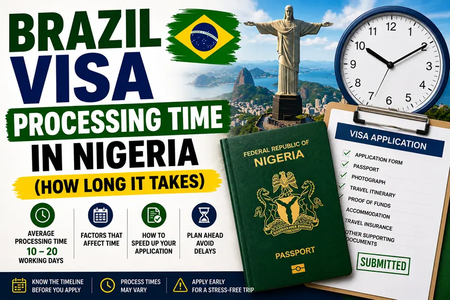 Brazil Visa Processing Time in Nigeria